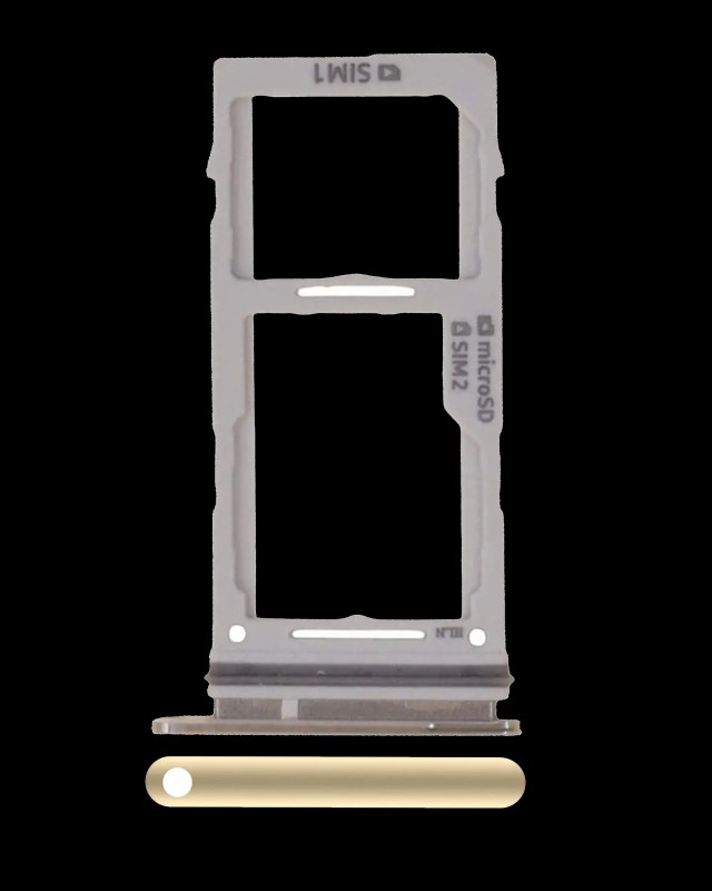 Carrellino doppia SIM per Samsung Galaxy S10 / S10 Plus / S10E (Canary Giallo)