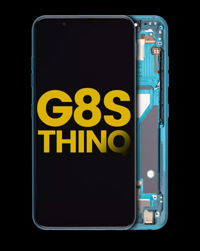 Display OLED completo con Frame per LG G8S ThinQ (Refurbished) (Mirror Verde)