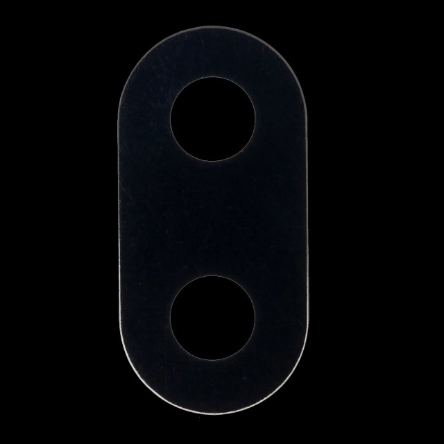 Lente fotocamera posteriore (solo vetro) con adesivo per Samsung Galaxy A10S (A107 / 2019)