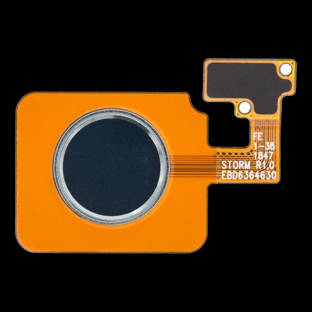 Tasto Home Fingerprint Sensore con flat per LG G8 ThinQ / LG V50 ThinQ (Grigio)