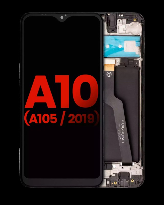 Display LCD completo con Frame per Samsung Galaxy A10 (A105 / 2019) (Single Card Version) (tutti i colori)