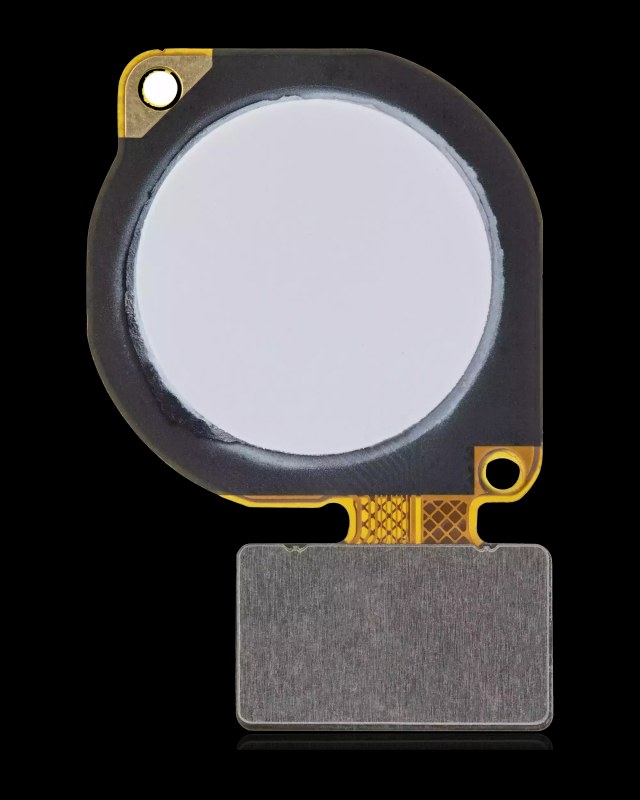Tasto Home con flat per Huawei P30 Lite (Bianco)