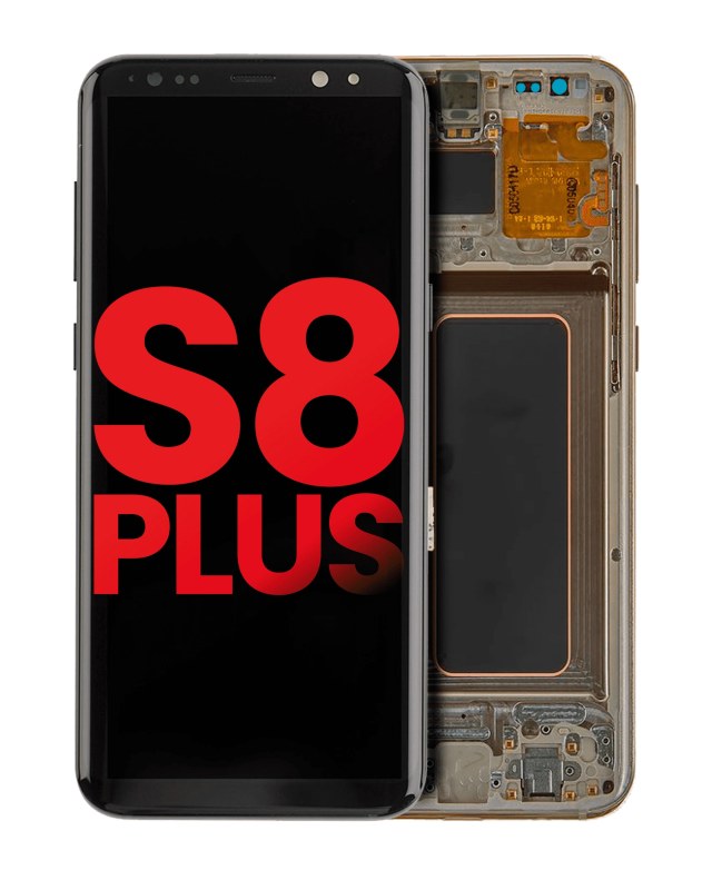 Display OLED completo con Frame per Samsung Galaxy S8 Plus (Maple Oro)