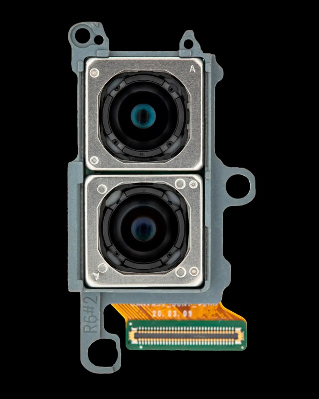 Fotocamera posteriore (Wide e Telephoto) per Samsung Galaxy S20 5G (US Version) (Used Service Pack Pull: Grade B)