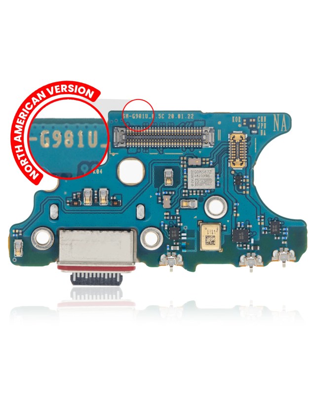 Connettore di ricarica con scheda per Samsung Galaxy S20 5G (G981U) (US Version) (Premium)