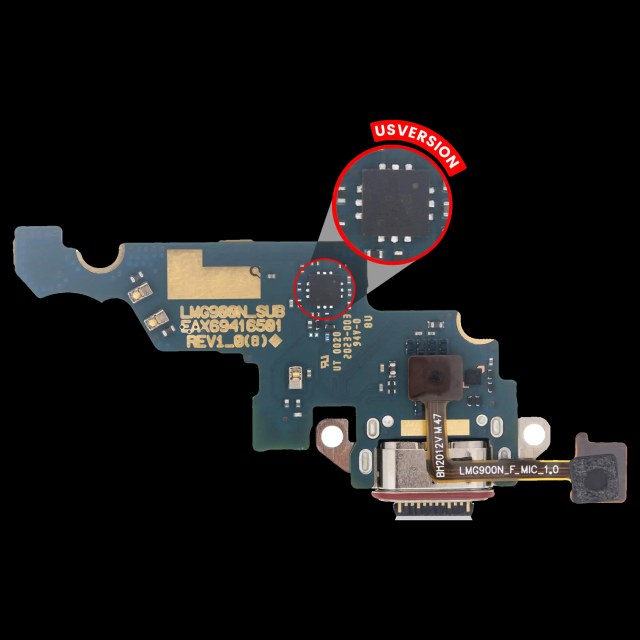 Connettore di ricarica con scheda per LG Velvet (US Version)