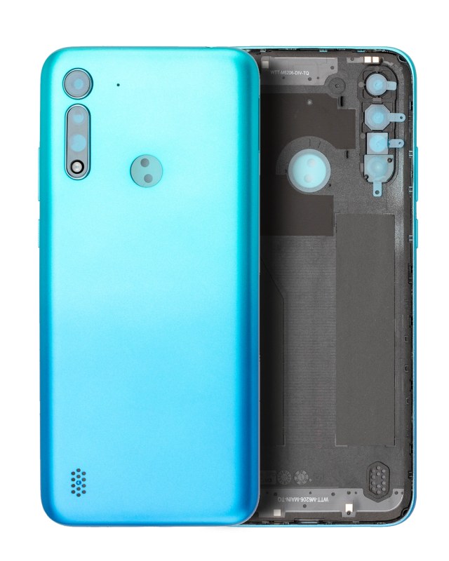 vetro cover posteriore per Motorola Moto G8 Power Lite (XT2055 / 2020) (Arctic Blu)