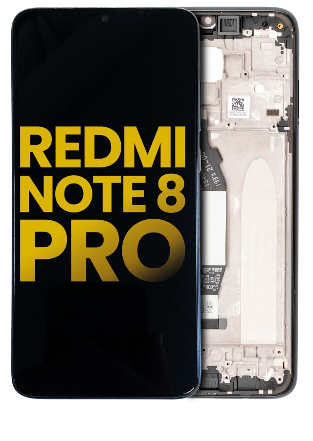 Display LCD completo con Frame per Xiaomi Redmi Note 8 Pro (Refurbished) (Nero)