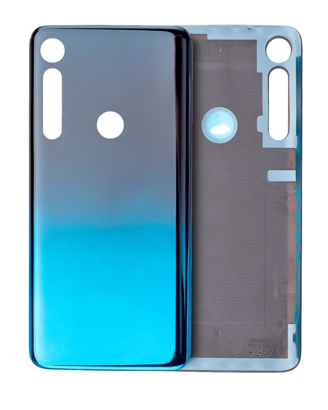 vetro cover posteriore per Motorola One Macro (XT2016 / 2019) (Space Blu)