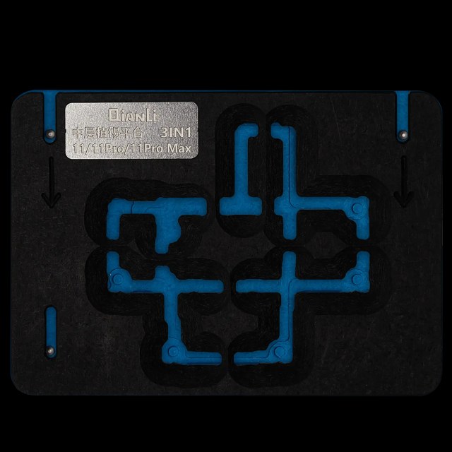Frame centrale 3 in 1 Reballing Platform con Stencils Station per iPhone 11 / 11 Pro / 11 Pro Max (Qianli)