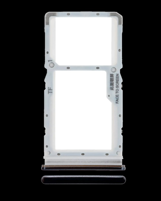 Carrellino SIM per Xiaomi Redmi Note 8 Pro (Nero)