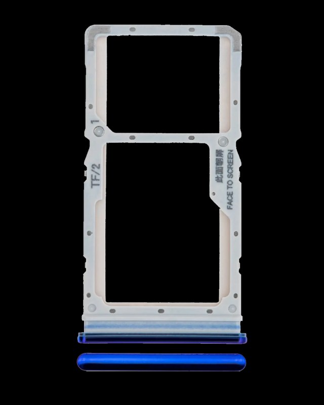 Carrellino SIM per Xiaomi Redmi Note 8 Pro (Blu)