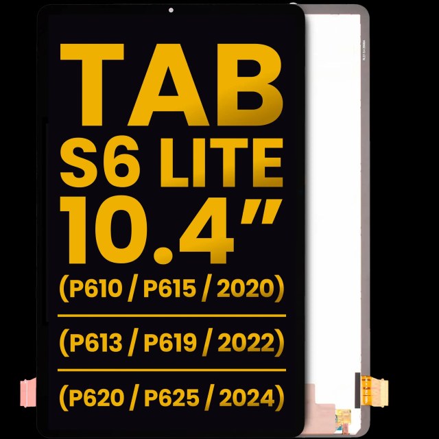 Display LCD completo senza Frame per Samsung Galaxy Tab S6 Lite 10.4" (P610 / P615) (2020) / Tab S6 Lite (P613 / P619) (2022) / Tab S6 Lite 10.4" (P620 / P625) (2024) (Refurbished) (tutti i colori)