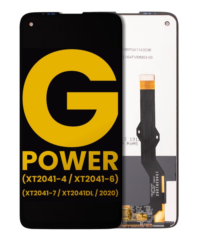 Display LCD completo senza Frame per Motorola Moto G Power (XT2041-4 / XT2041-6 / XT2041-7 / XT2041DL / 2020) (Refurbished) (tutti i colori)