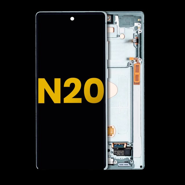 Display OLED completo con Frame per Samsung Galaxy Note 20 5G (Refurbished) (Mystic Verde)