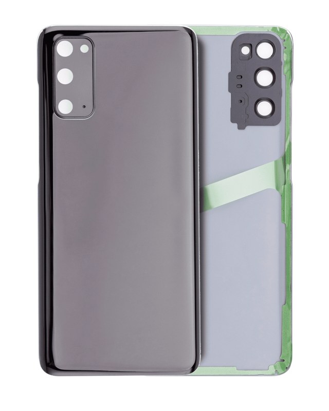 vetro cover posteriore con Vetro fotocamera per Samsung Galaxy S20 5G (No Logo) (Nero cosmico)