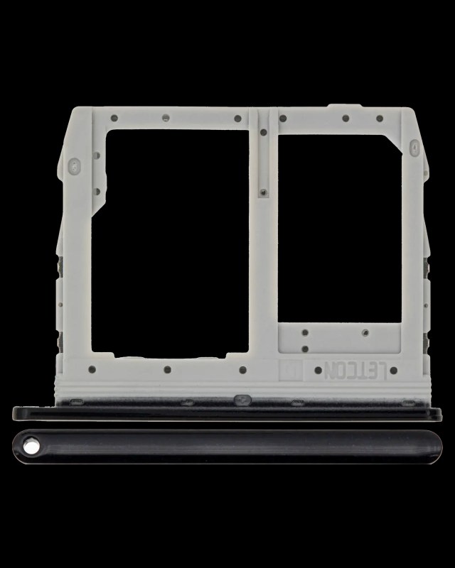 Sim Card + SD Card Tray per LG Q60 / K50 ( 2019 / X520 ) / K40S (2019 / X430) (Grigio)