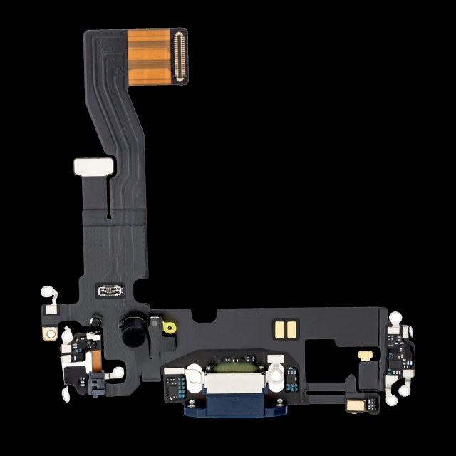 Flat connettore di ricarica per iPhone 12 Pro (Premium) (Pacific Blu)