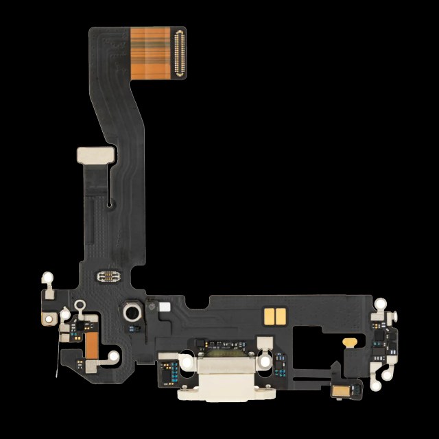 Flat connettore di ricarica per iPhone 12 Pro (Premium) (Oro)