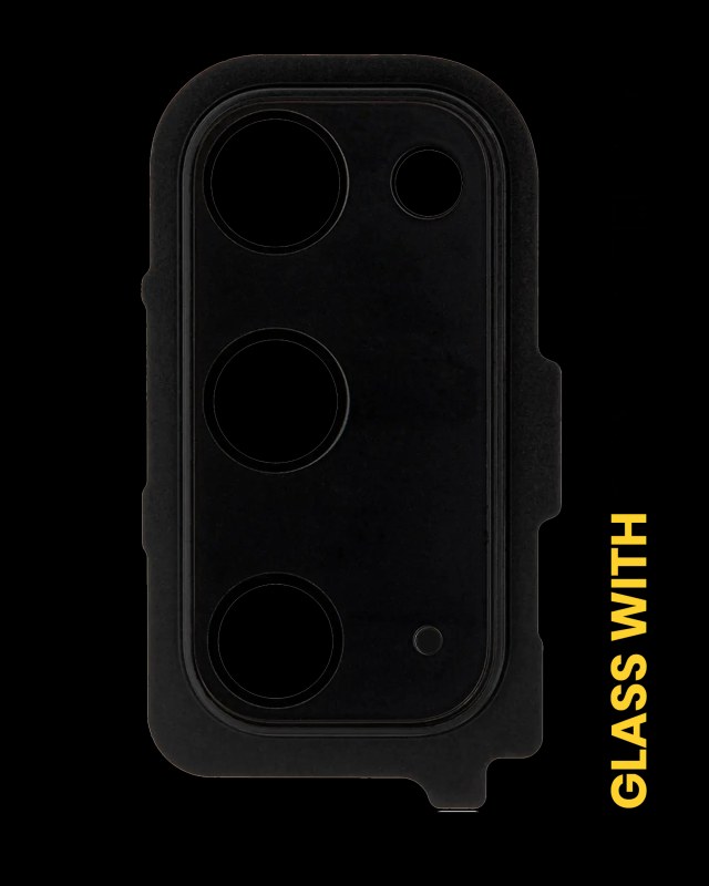 Lente fotocamera posteriore con Cover Cornice Ring per Samsung Galaxy S20 / S20 5G (Nero cosmico)