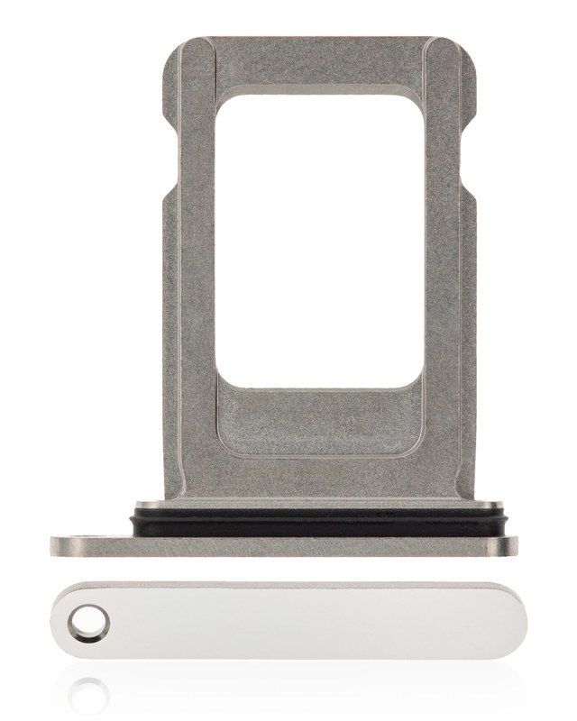 Carrellino SIM singola per iPhone 12 Pro / 12 Pro Max / 13 Pro / 13 Pro Max (Argento)