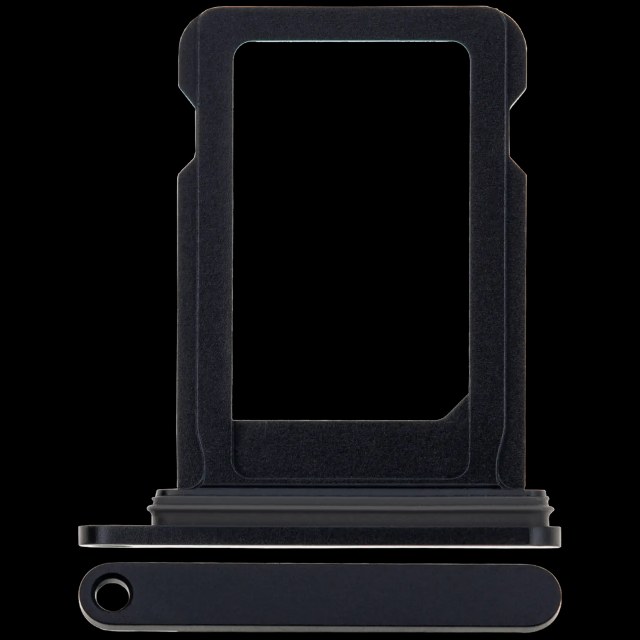 Carrellino SIM singola per iPhone 12 Mini (Nero)