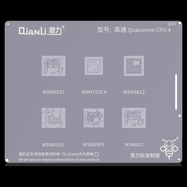 Bumblebee Stencil (QS10) Qualcomm CPU4 (Qianli) MSM8937 7225A 8612 8916 8909 8917