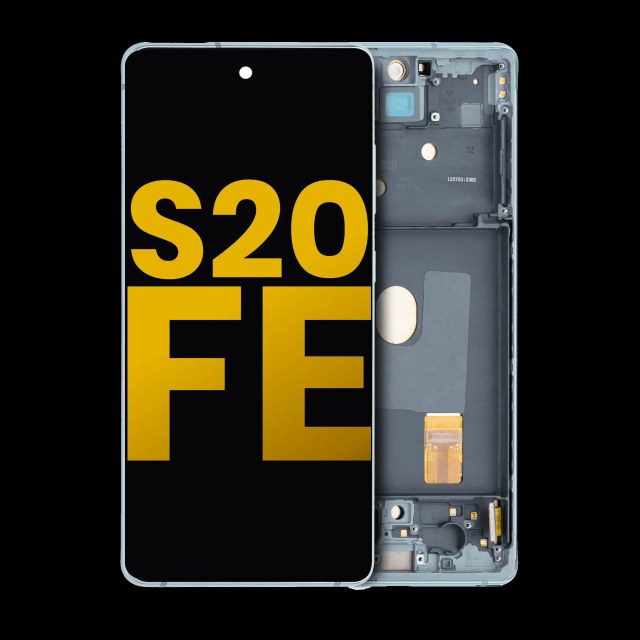 Display OLED completo con Frame per Samsung Galaxy S20 FE 4G / 5G (Refurbished) (Cloud Mint)