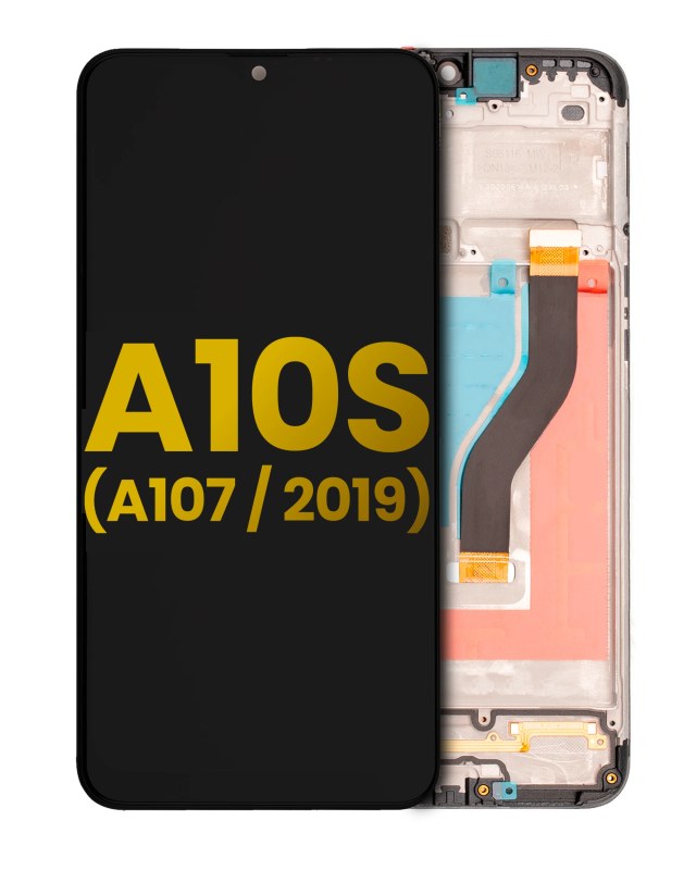 Display LCD completo con Frame per Samsung Galaxy A10s (A107 / 2019) (Refurbished) (tutti i colori)