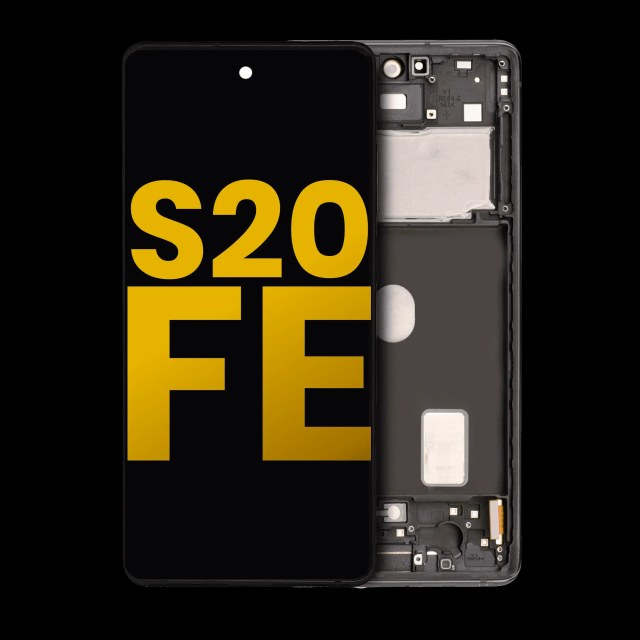 Display OLED completo con Frame per Samsung Galaxy S20 FE 4G / 5G (Refurbished) (Cloud Navy)