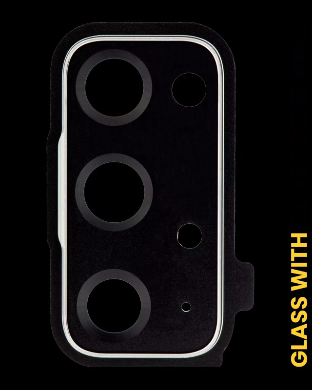 Lente fotocamera posteriore con Cover Cornice Ring per Samsung Galaxy S20 FE 4G / 5G (Nero cosmico)
