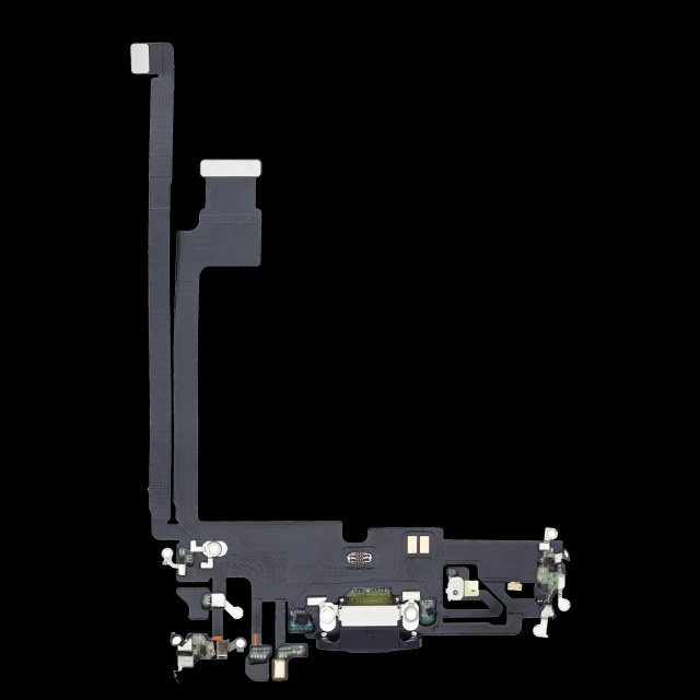 Flat connettore di ricarica per iPhone 12 Pro Max (Premium) (Grafite)