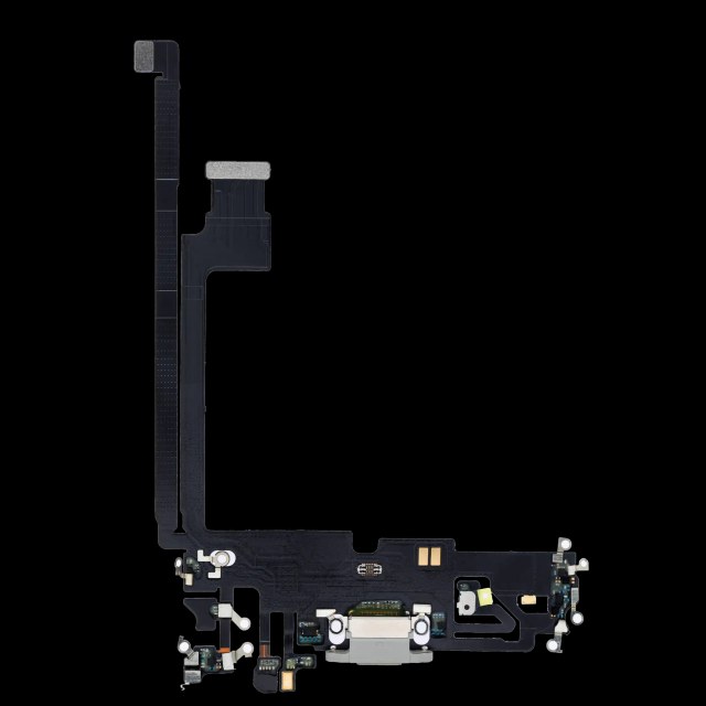 Flat connettore di ricarica per iPhone 12 Pro Max (Premium) (Argento)