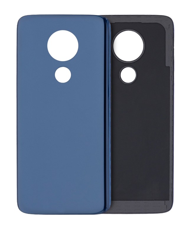 vetro cover posteriore per Motorola Moto G7 Power (XT1955 / 2019) (Marine Blu) (International Version)