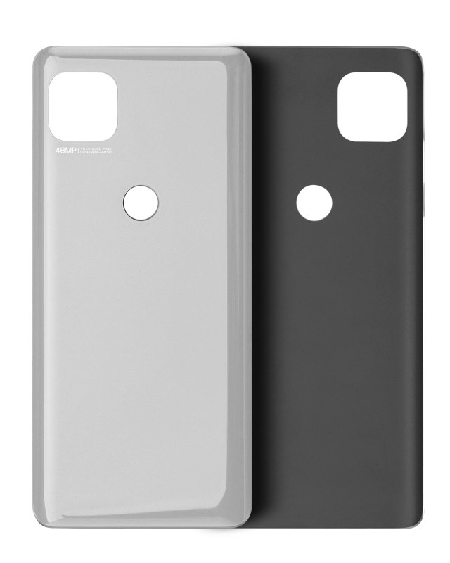 vetro cover posteriore per Motorola Moto G 5G (XT2113-3 / 2020) (Frosted Argento)