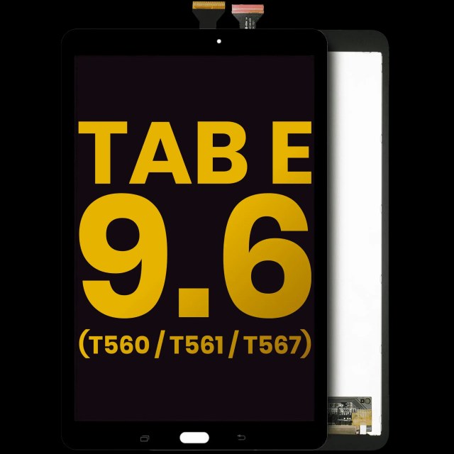 Display LCD completo senza Frame per Samsung Galaxy Tab E 9.6" (T560 / T561 / T567) (2015) (Refurbished) (Nero)