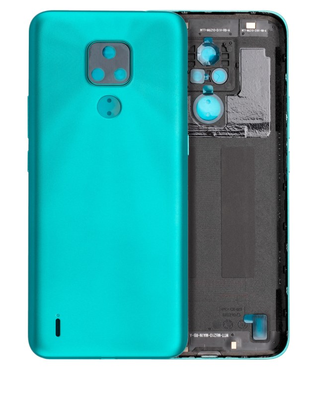 vetro cover posteriore per Motorola Moto E7 (XT2095 / 2020) (Aqua Blu)