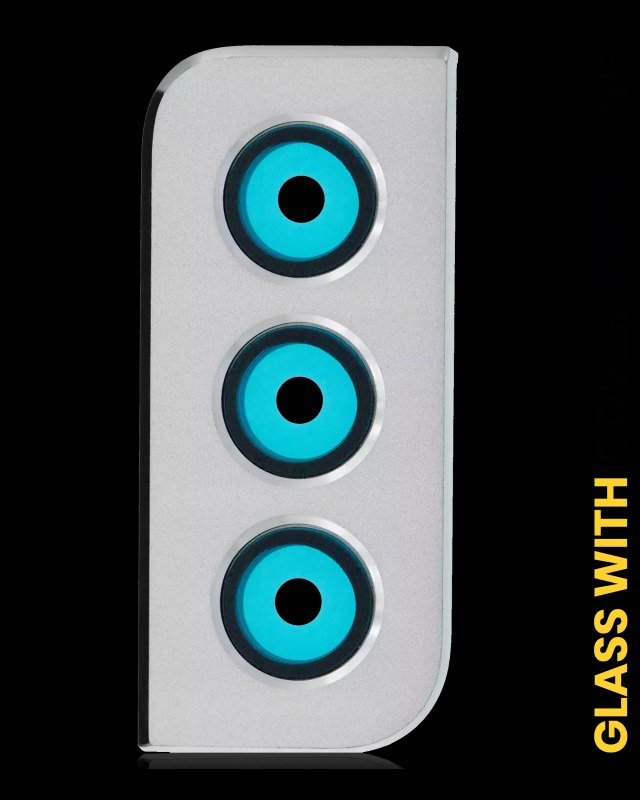 Lente fotocamera posteriore con Cornice Ring per Samsung Galaxy S21 Plus (Phantom Argento)