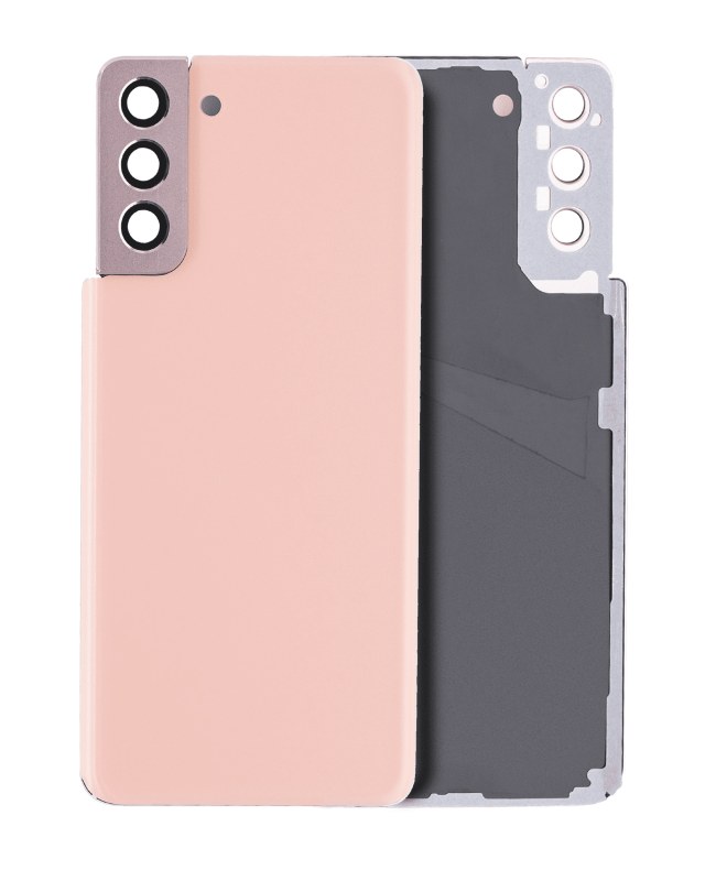 vetro cover posteriore con Vetro fotocamera per Samsung Galaxy S21 Plus (No Logo) (Phantom Rosa)