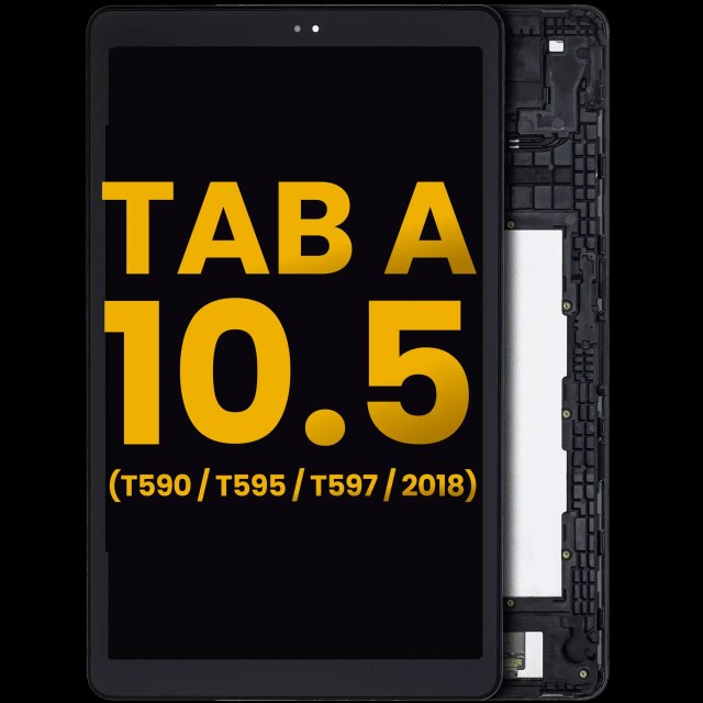 Display LCD completo con Frame per Samsung Galaxy Tab A 10.5" (T590 / T595 / T597) (2018) (Refurbished) (Nero)