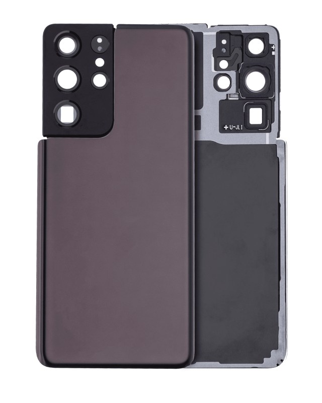vetro cover posteriore con Vetro fotocamera per Samsung Galaxy S21 Ultra (No Logo) (Phantom Brown)
