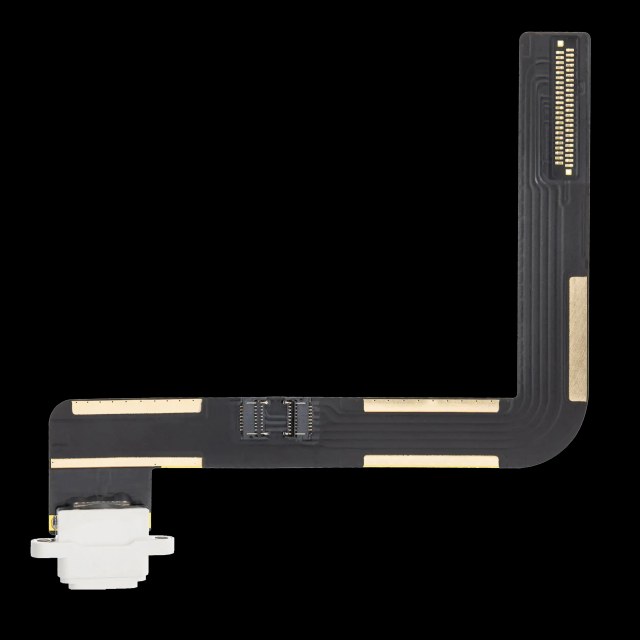 Flat connettore di ricarica per iPad Air 1 / iPad 5 (2017) / iPad 6 (2018) (saldatura richiesta) (Bianco)