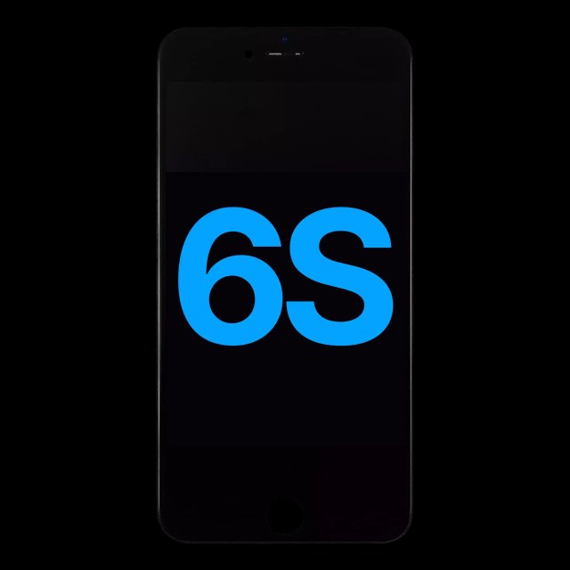 Display LCD completo con Steel Plate per iPhone 6S (Nero)