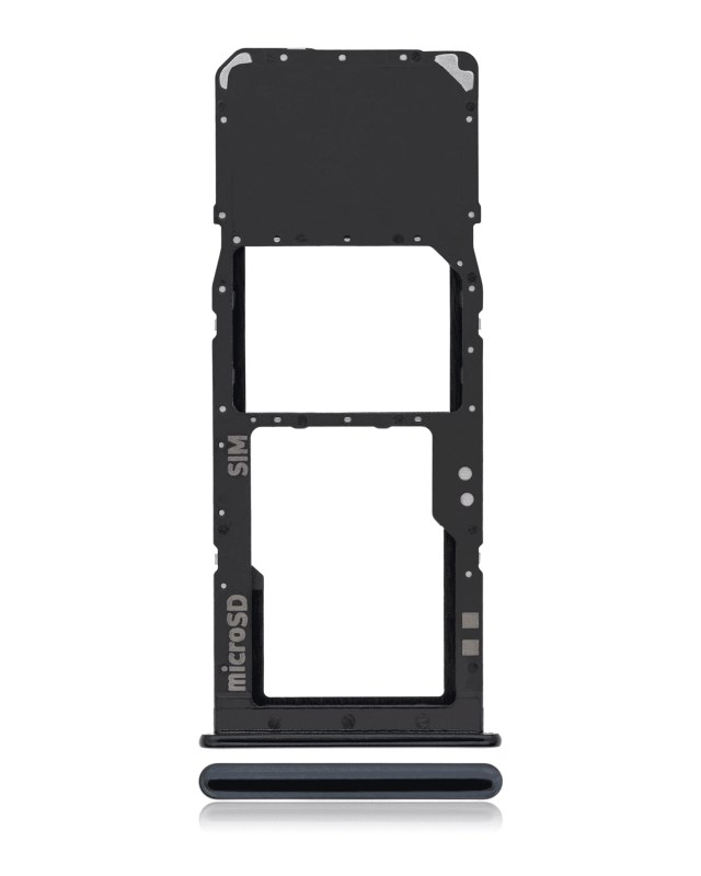 Carrellino SIM singola per Samsung Galaxy A30S (A307 / 2019) (Nero)