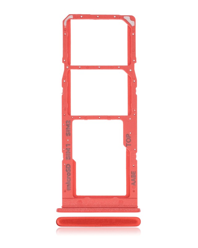 Carrellino doppia SIM per Samsung Galaxy A02 (A022 / 2020) (Rosso)