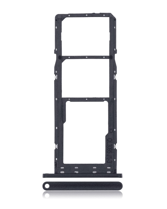 Carrellino doppia SIM per Samsung Galaxy A02S (A025 / 2020) / A03 (A035 / 2021) (Nero)