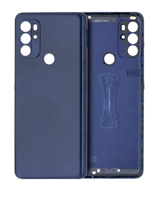 vetro cover posteriore per Motorola Moto G60S (XT2133 / 2021) (Blu)