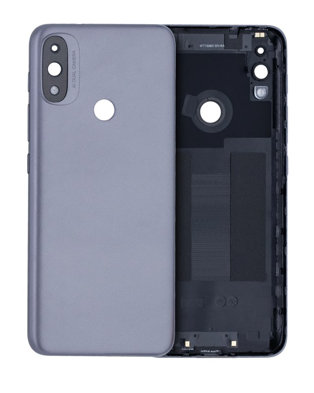 vetro cover posteriore per Motorola Moto E20 (XT2155 / 2021) (Grigio)