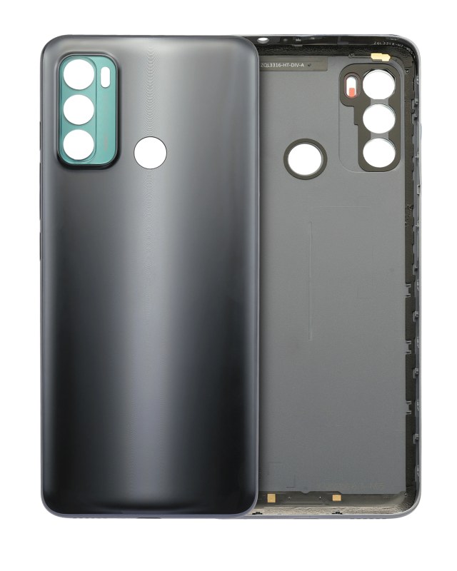 vetro cover posteriore per Motorola Moto E40 (XT2159 / 2021) (Carbon Grigio)