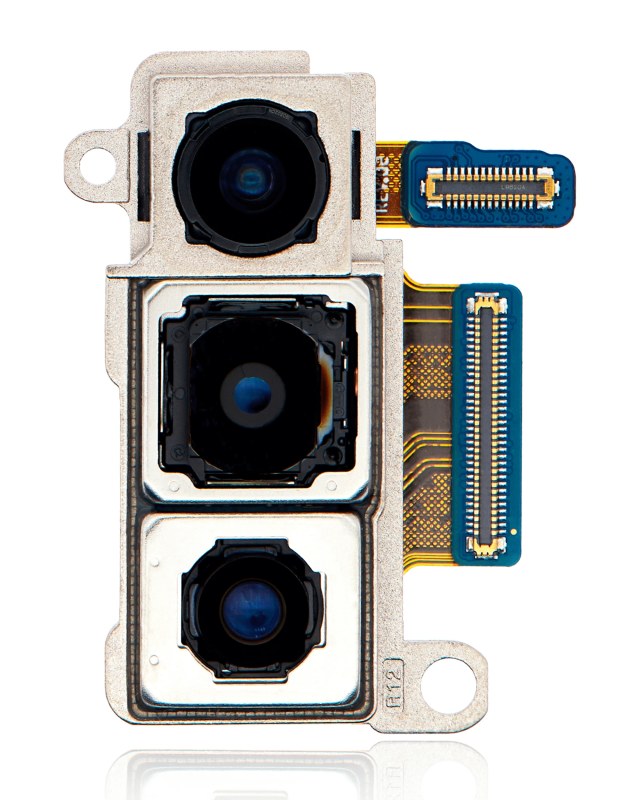 Fotocamera posteriore (Wide e Telephoto e Ultrawide) per Samsung Galaxy Note 10 (Used Service Pack Pull: grado A)